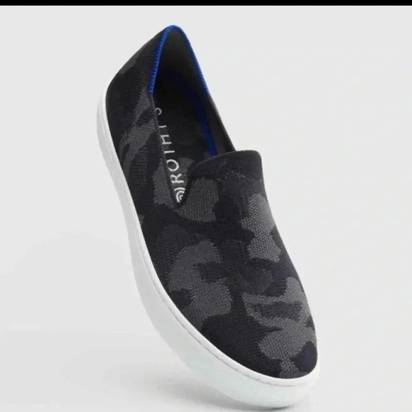 Rothy's The Sneaker in  Gray Camo Size 8.5 - Picture 4 of 9